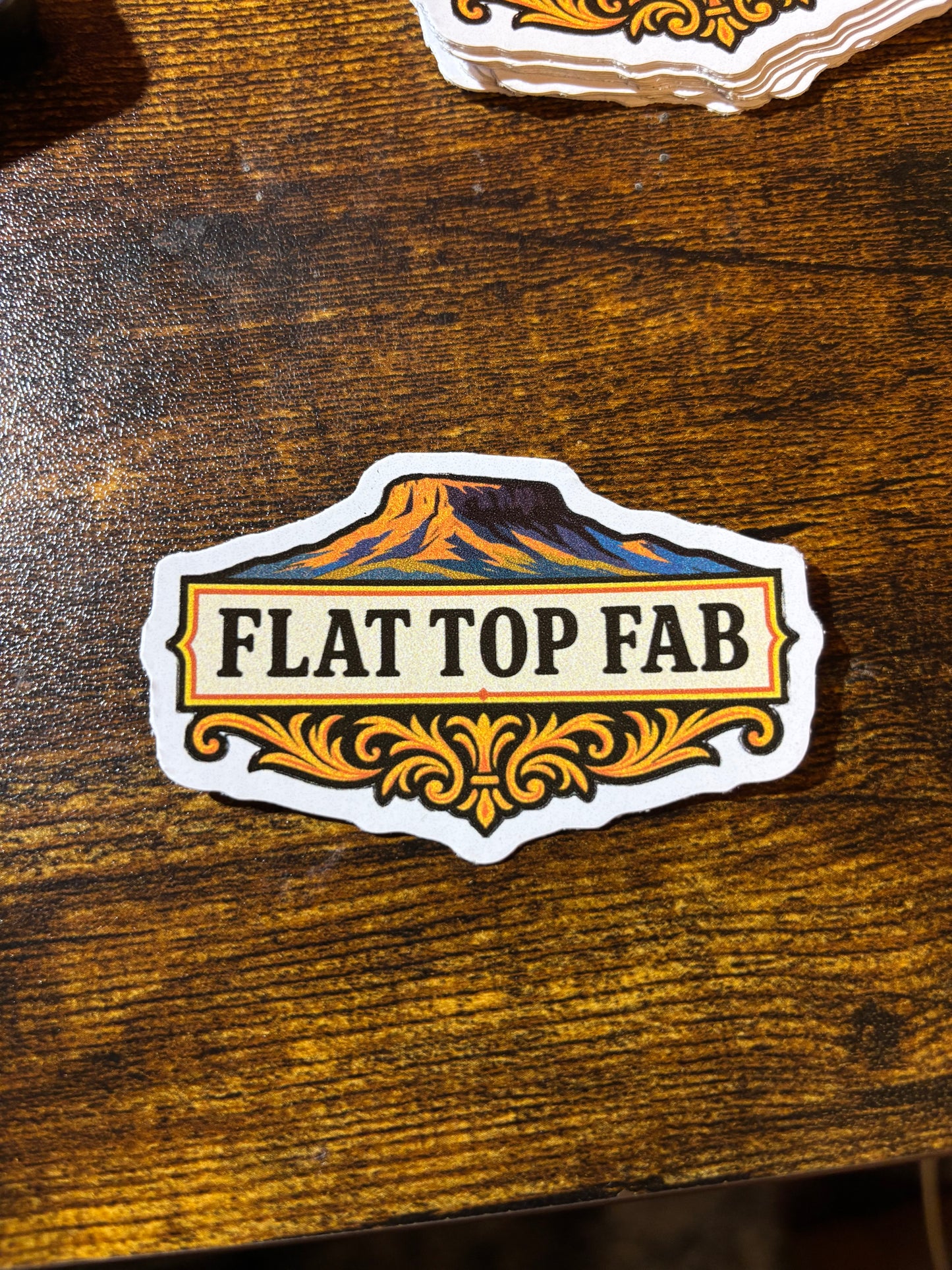 Flat Top Fab OG Sticker